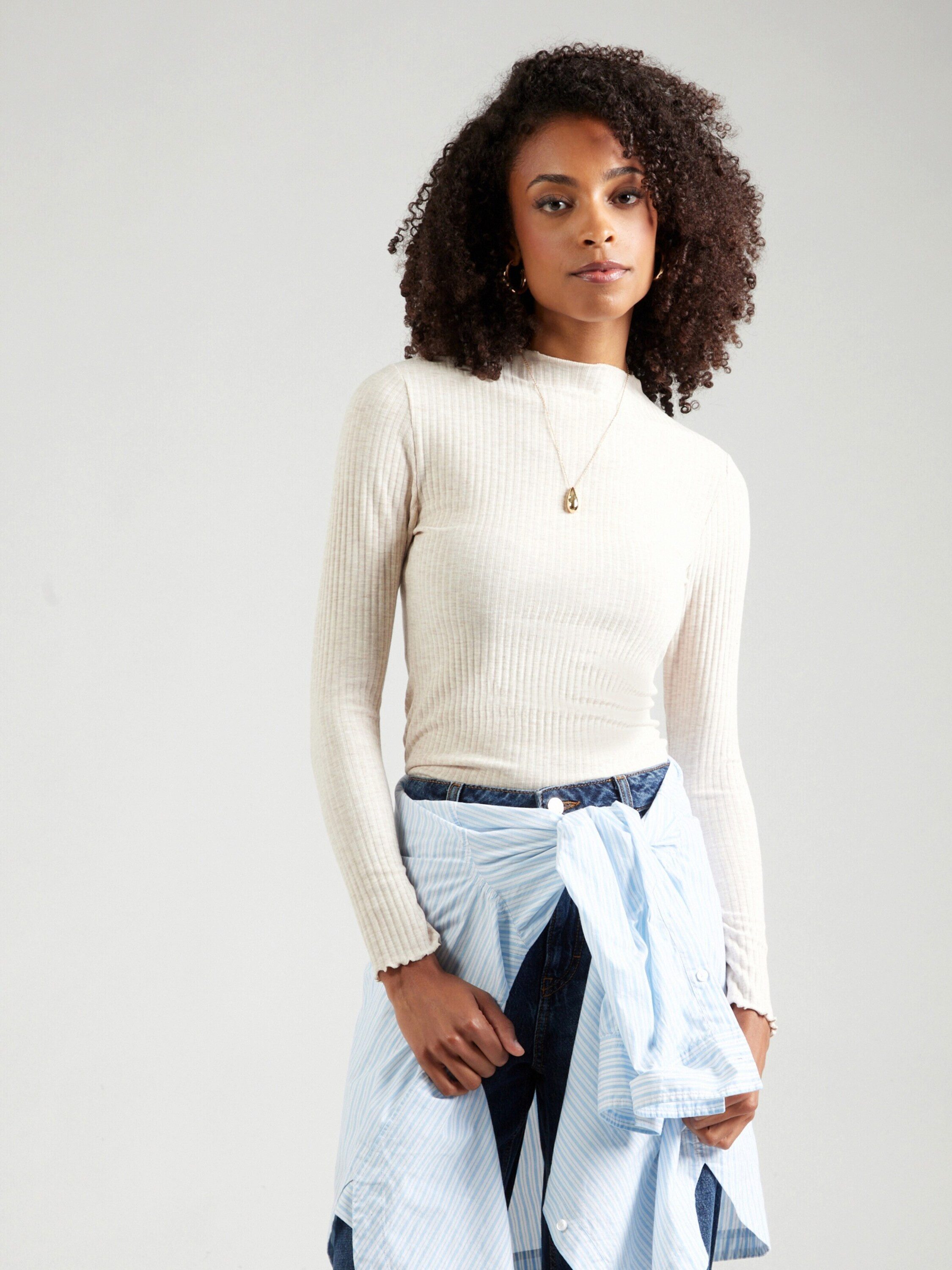 ONLY Langarmshirt ONLEmma (1-tlg) Rüschen günstig online kaufen