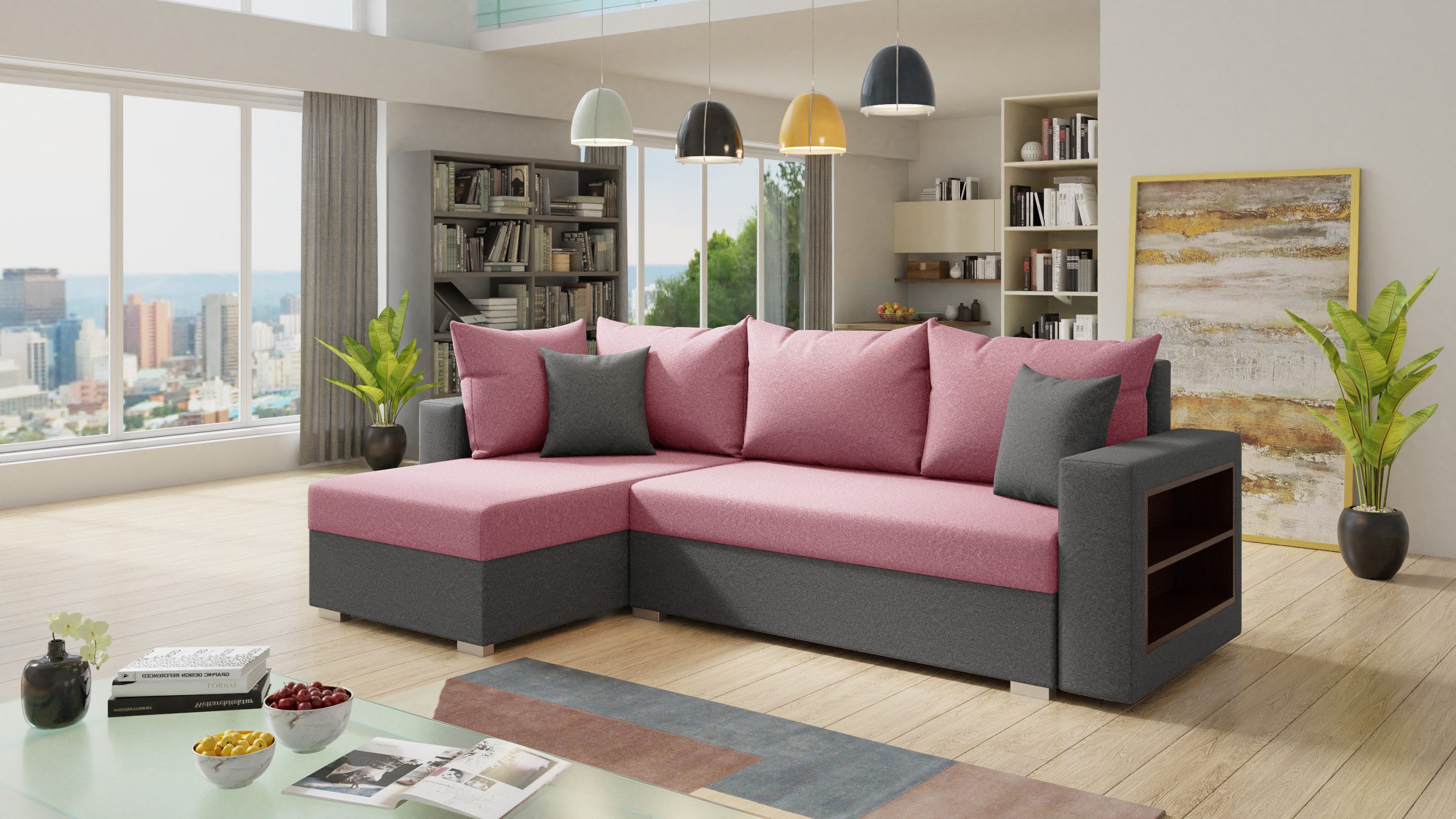 Sofnet Ecksofa Lord, mit Schlaffunktion und günstig online kaufen