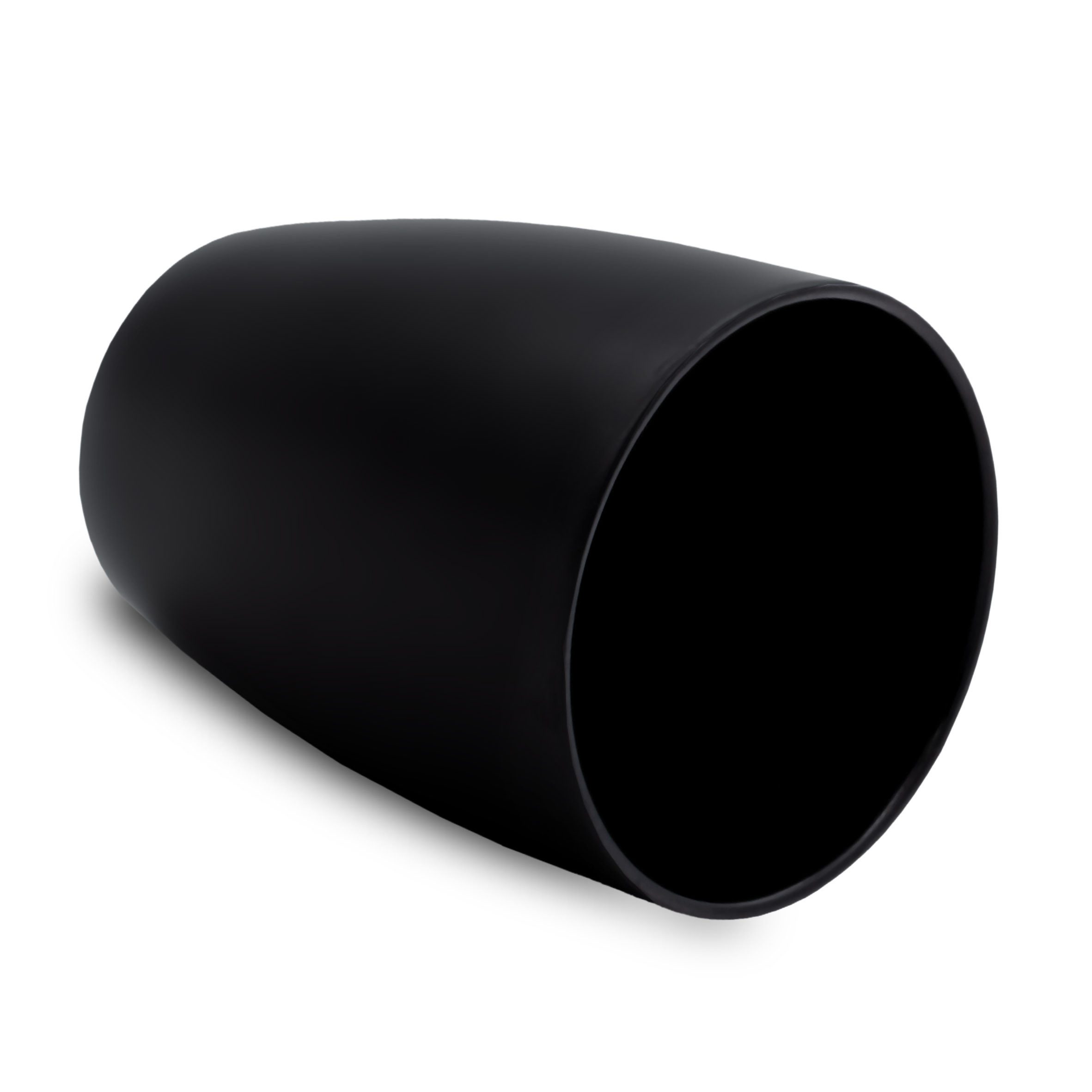 Spetebo Tasse Kaffeebecher in schwarz matt - 6er Set, 6-tlg., Porzellan, Kaffee und Tee Tassen für ca. 340 ml