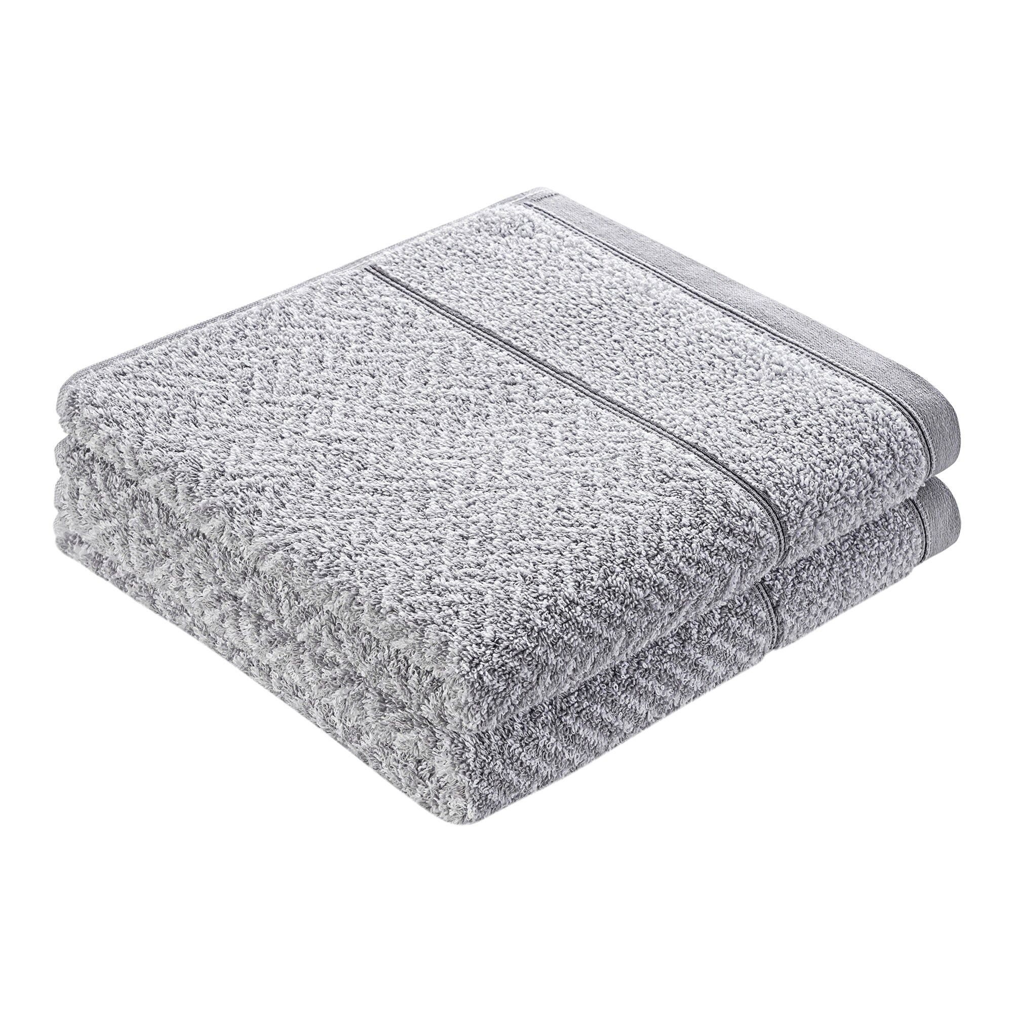 Herzbach Home Duschtücher Italiana 70x140 cm, (2-St), 500g/m², Premium-Qual günstig online kaufen