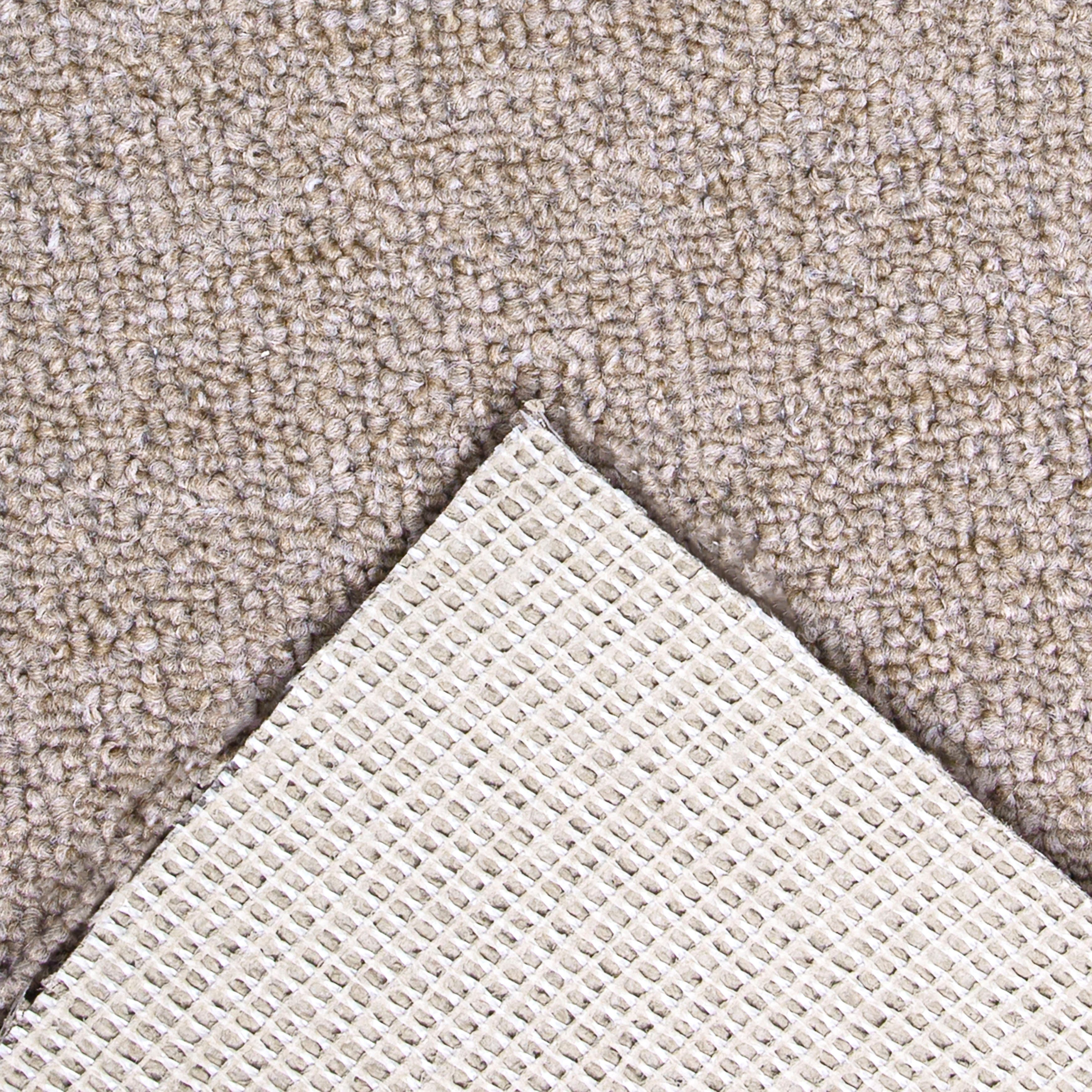 Teppichboden Coupon Luton, beige pflegeleicht meliert, Breite Feinschlinge strapazierfähig oder 400 rechteckig, Andiamo, 500 & 6 cm, cm mm, Höhe