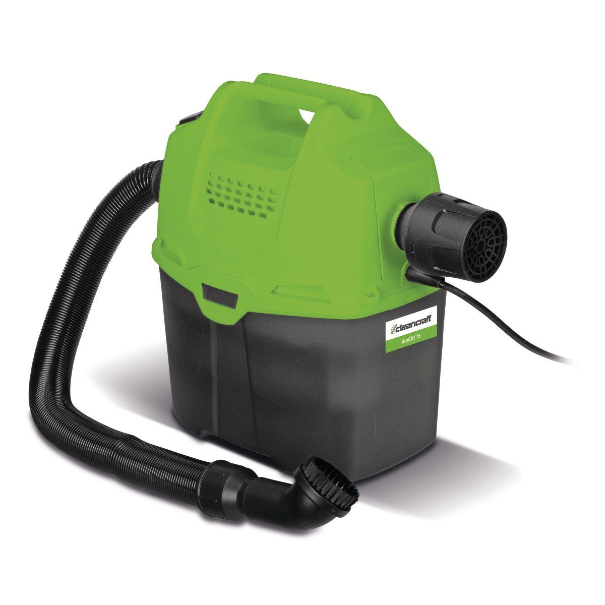 cleancraft Nass-Trocken-Sauger Cleancraft Trockensauger dryCAT 15 Staubsauger Luftmenge 23 l/min
