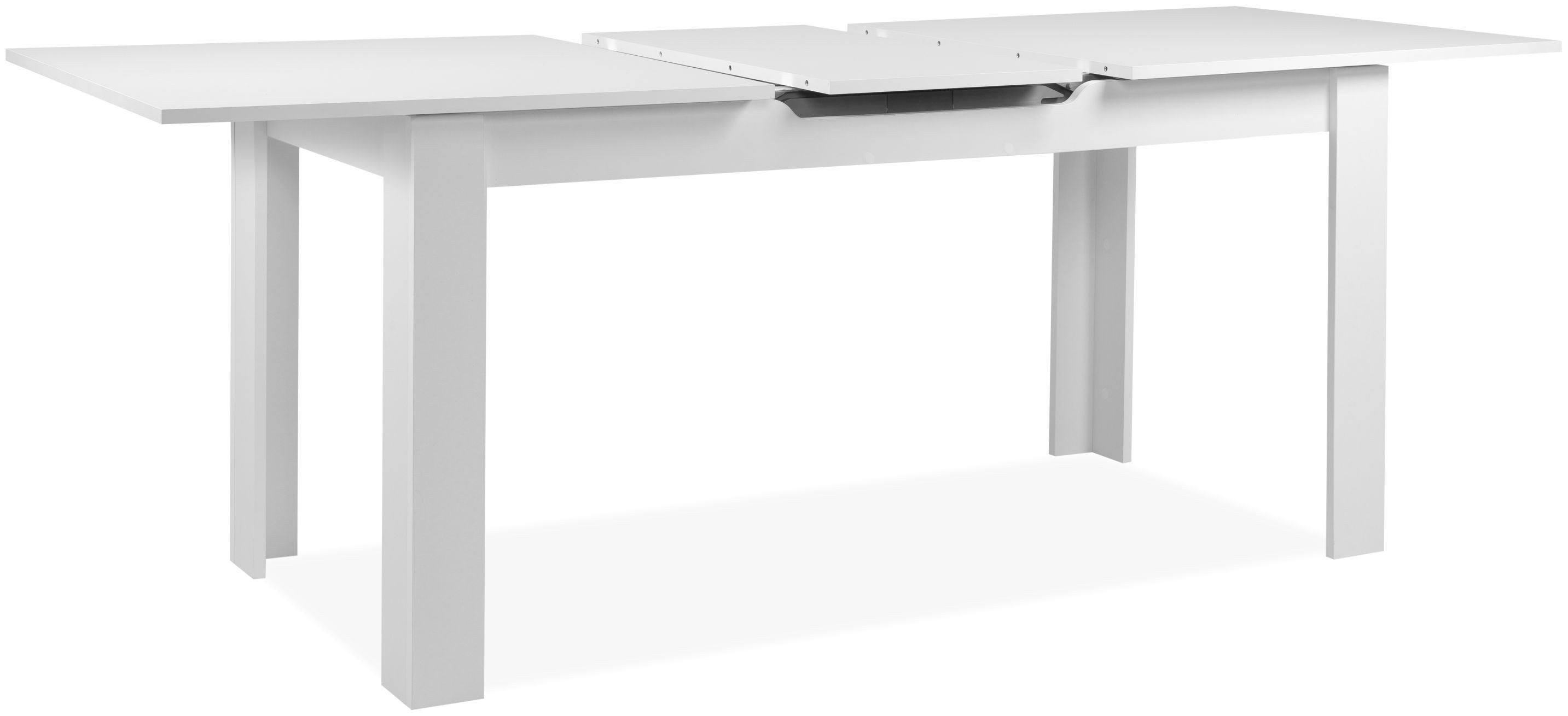 Finori Esstisch, weiß B x H x T ca. 160-200 x 75 x 80 cm günstig online kaufen