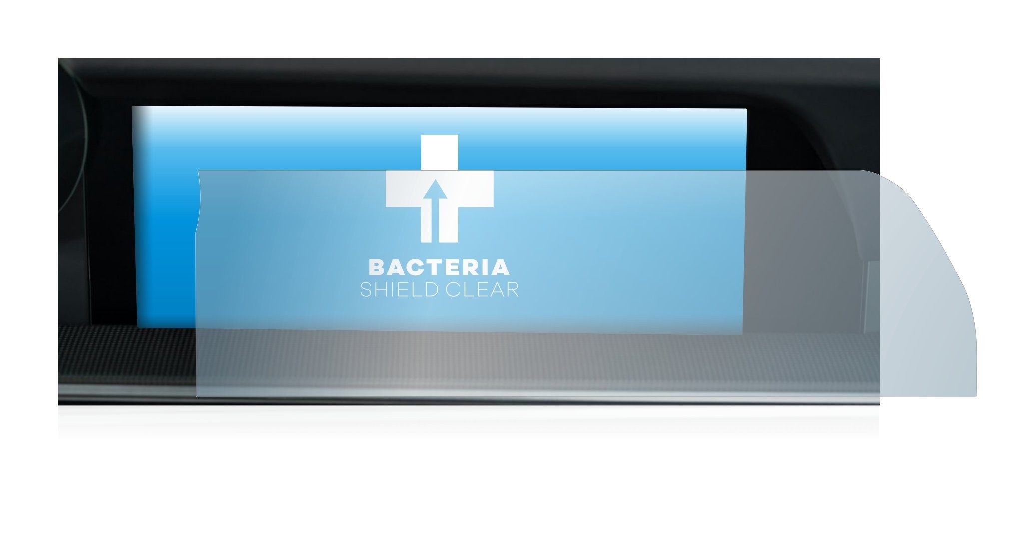 upscreen Schutzfolie für Alpine INE-W720D Anti-Bakteriell Displayfolie Klar 