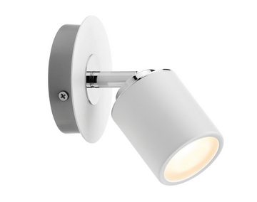 Paulmann Deckenleuchte Spotlight Tube IP44 max. 1x10W Weiß/Chrom 230V Metall, ohne Leuchtmittel, GU10