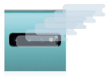 Savvies Schutzfolie für Samsung Galaxy S10 Plus (NUR Kameraschutz), Displayschutzfolie, 6 Stück, Folie klar