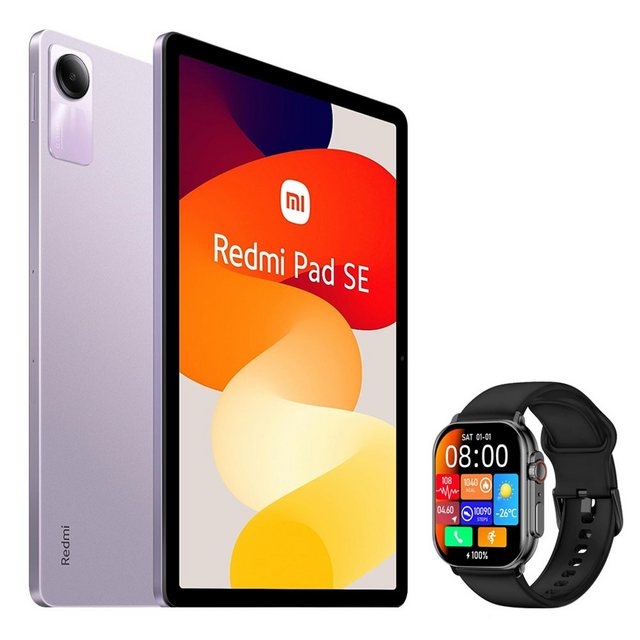 Xiaomi Redmi Pad SE 8GB +256GB & Smart Watch Tablet (11