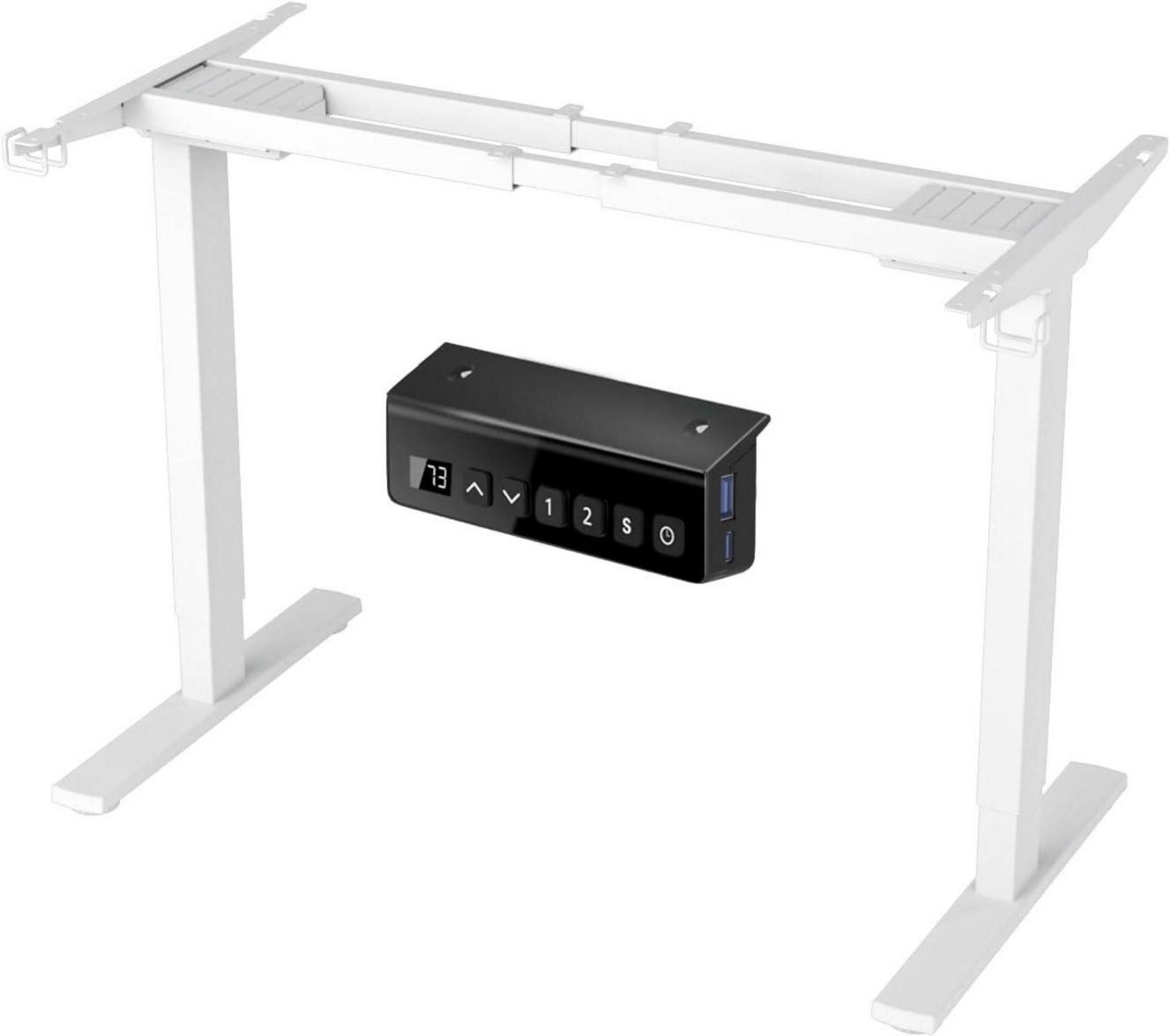 Tischgestell Höhenverstellbares Schreibtisch Gestell Dualmotor mit Memory Steuerung