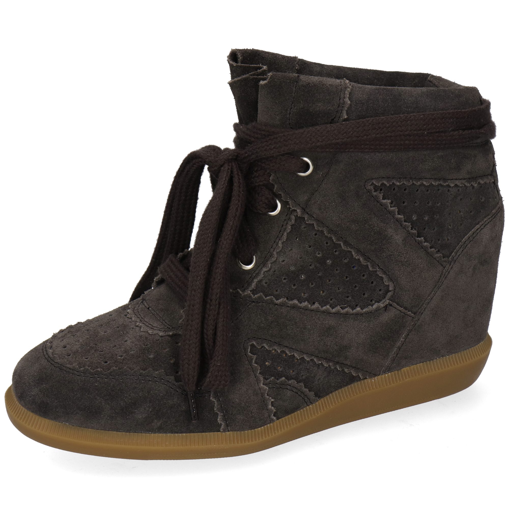 Melvin & Hamilton Lou 1 Leder-Sneakers für Damen Sneaker Keilabsatz, Echtes Leder