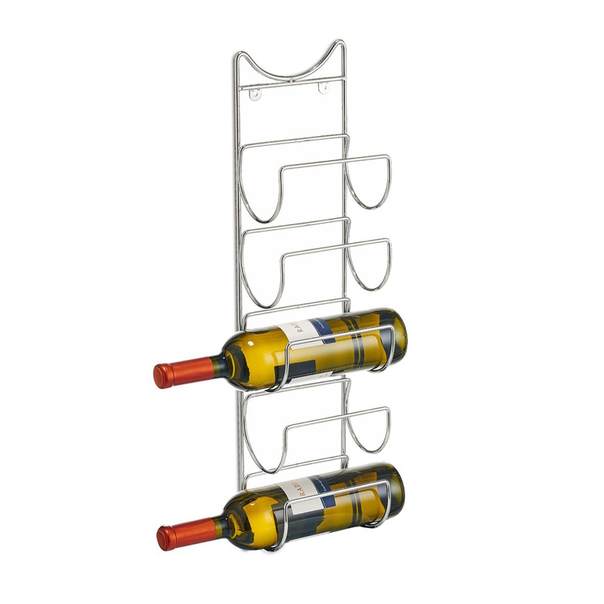 Zeller Present Ablageregal Wand-Flaschenhalter, 5 Flaschen, günstig online kaufen