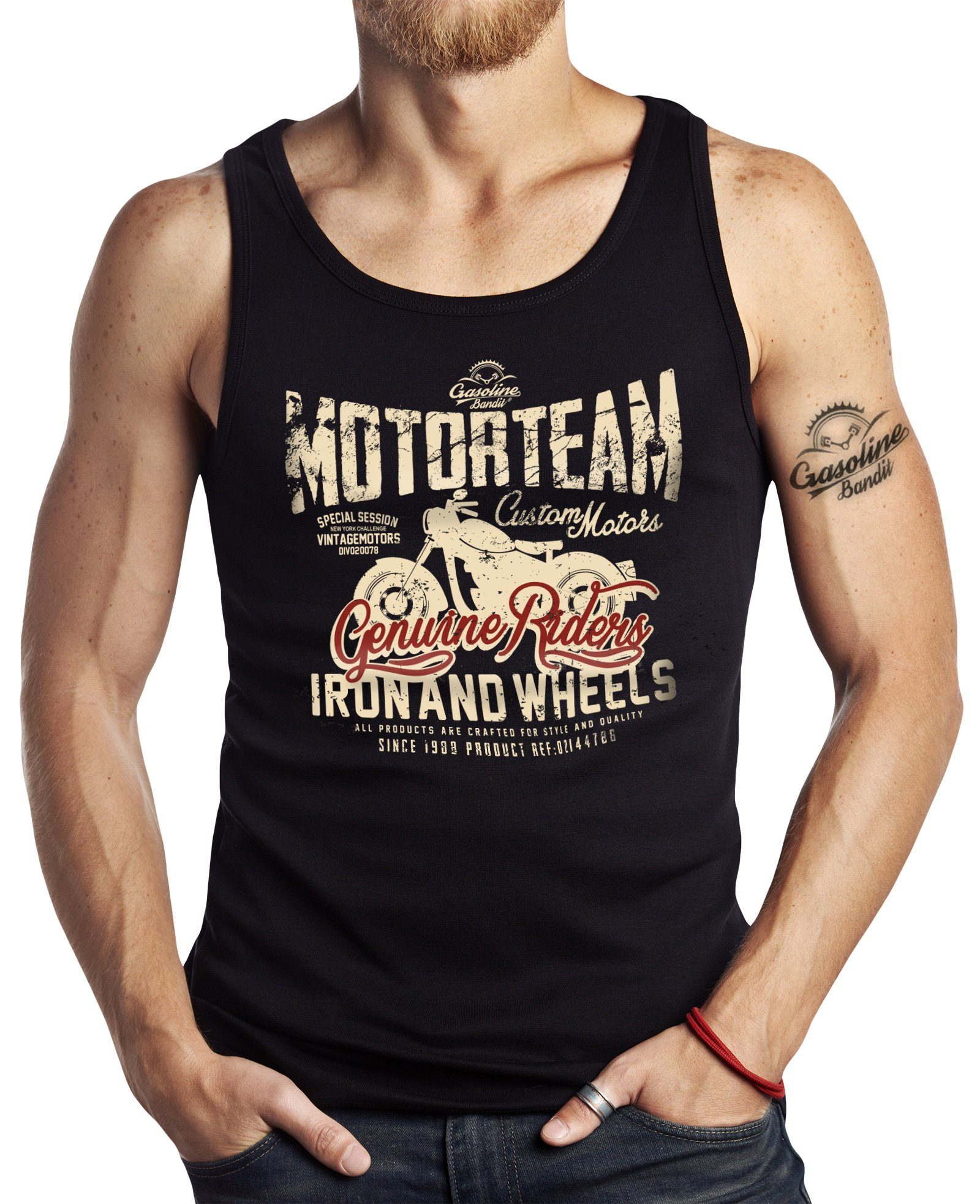 GASOLINE BANDIT® Tanktop Muskel-Shirt für Biker: günstig online kaufen