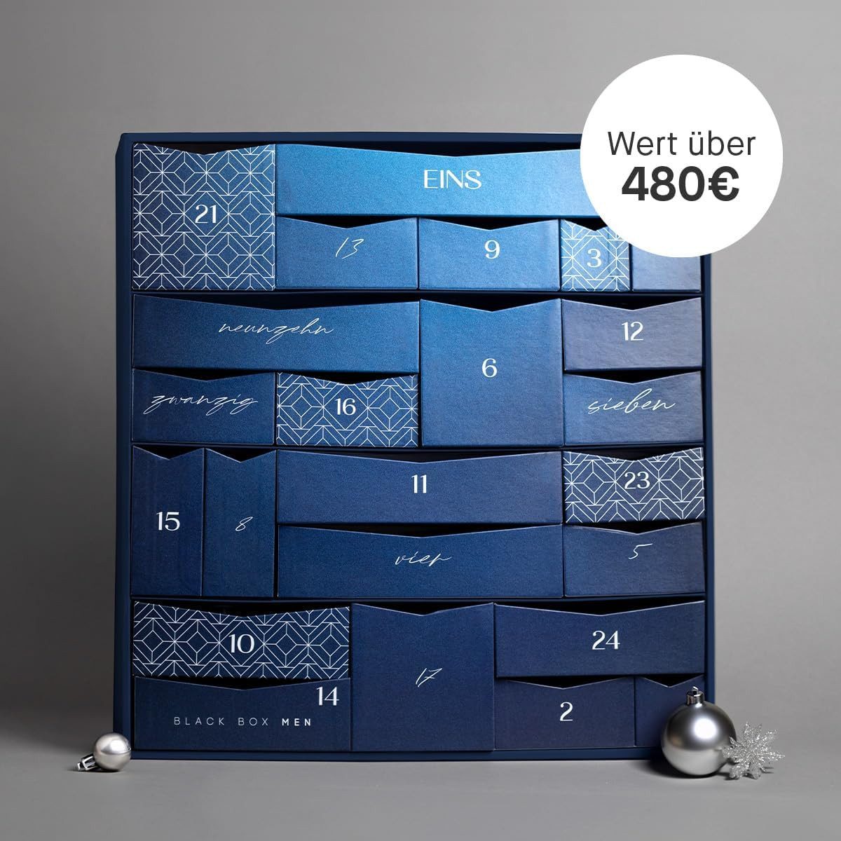 Christian Wippermann Kosmetik-Adventskalender Männer Adventskalender Black günstig online kaufen