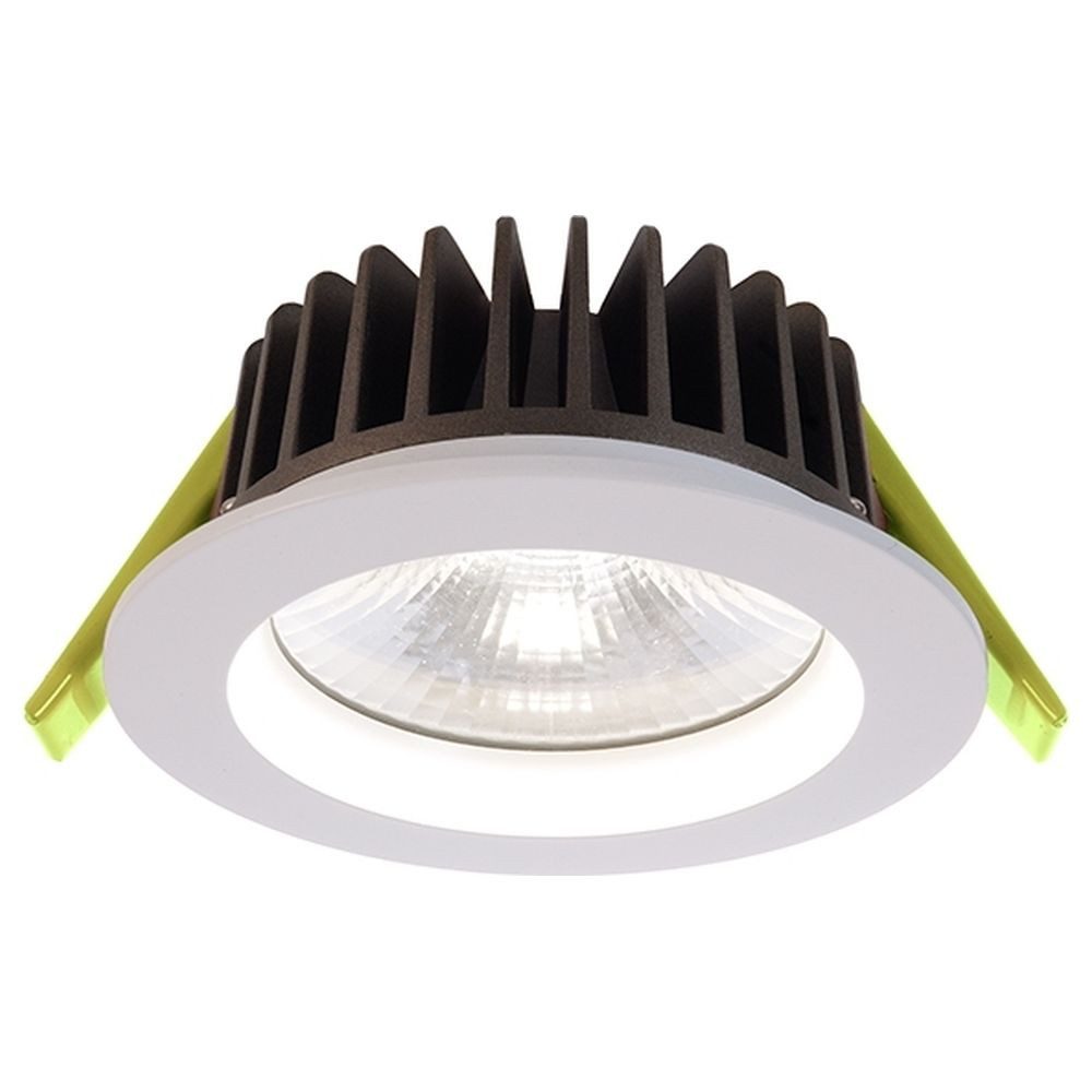 Deko-Light Einbauleuchte Hochwertiger LED Deckeneinbaustrahler COB 95 aus Aluminium in weiß, LED