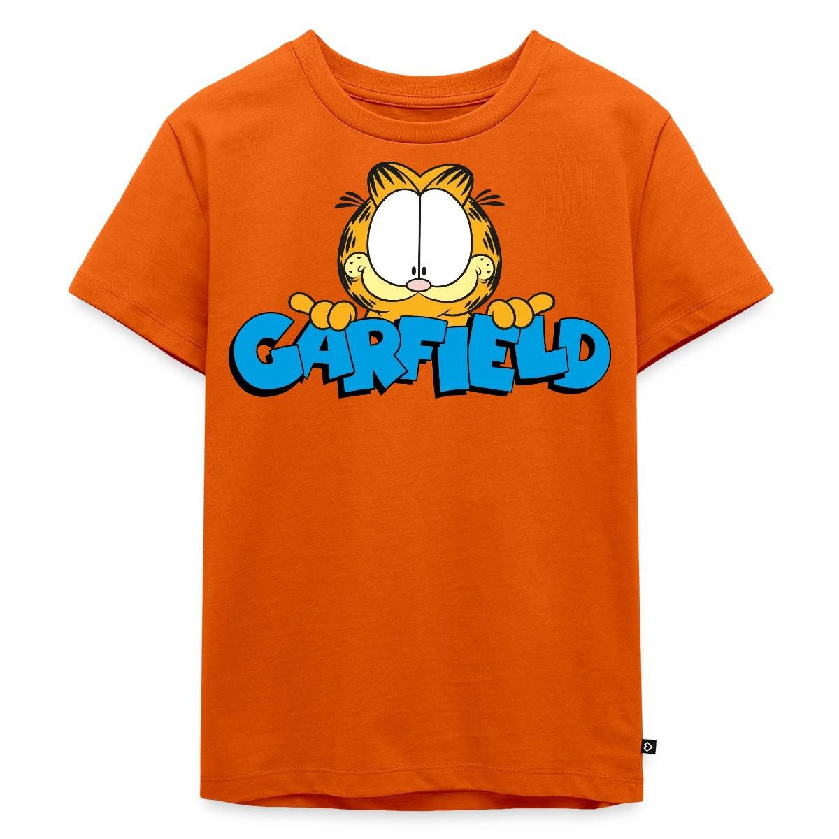 T-Shirt Garfield Gesicht Logo Kinder Premium T-Shirt