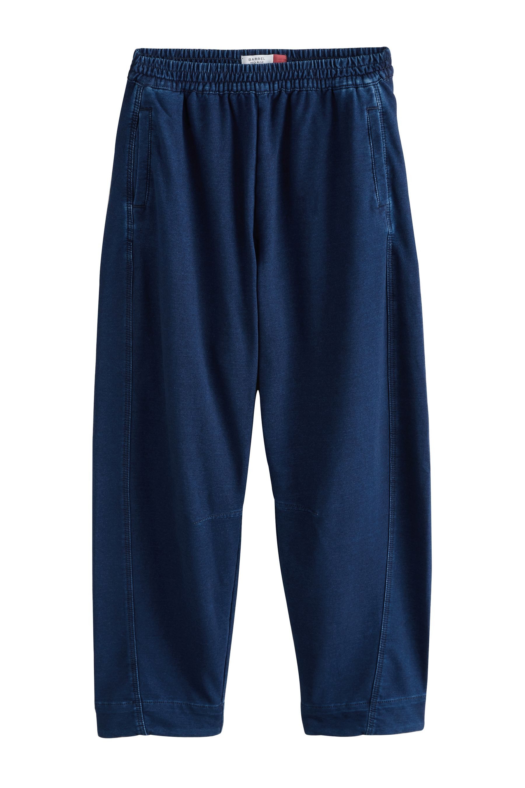 Next Weite Jeans Denim-Hose aus Jersey mit Barrel-Bein (1-tlg) günstig online kaufen