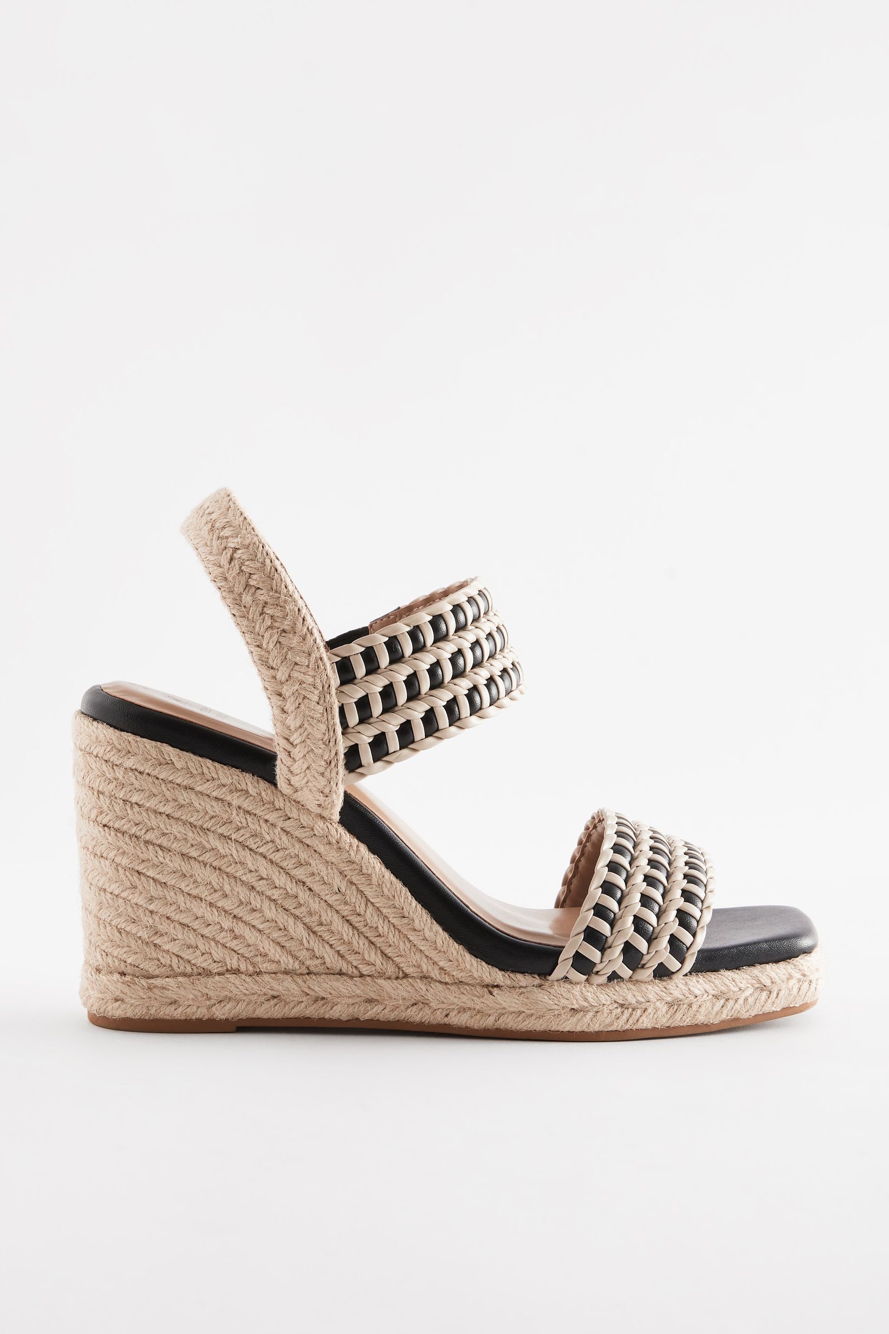 Next Forever Comfort® Gewebte, eckige Sandalen günstig online kaufen