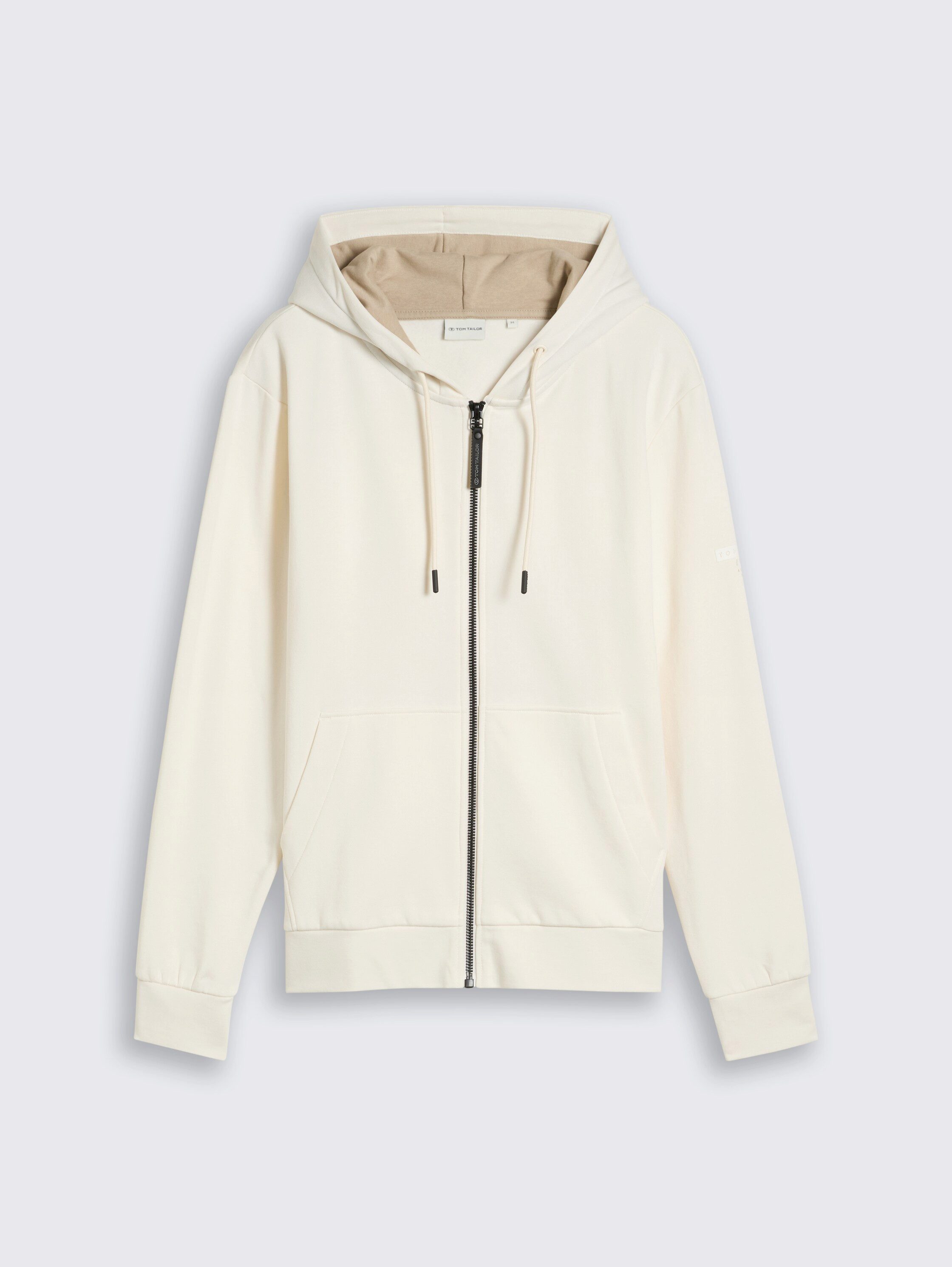 TOM TAILOR Kapuzensweatjacke mit Kapuze – Bild 5 von 5