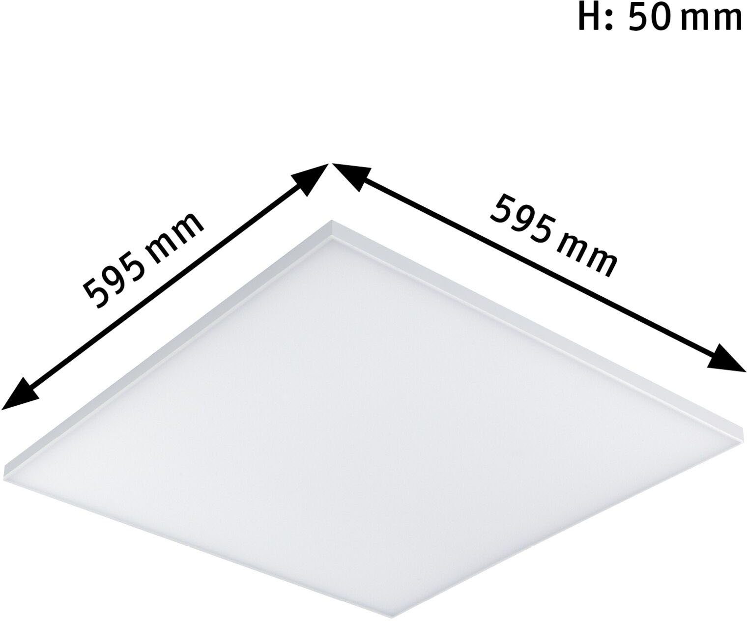 Paulmann LED LED Velora, fest integriert, Panel Tageslichtweiß