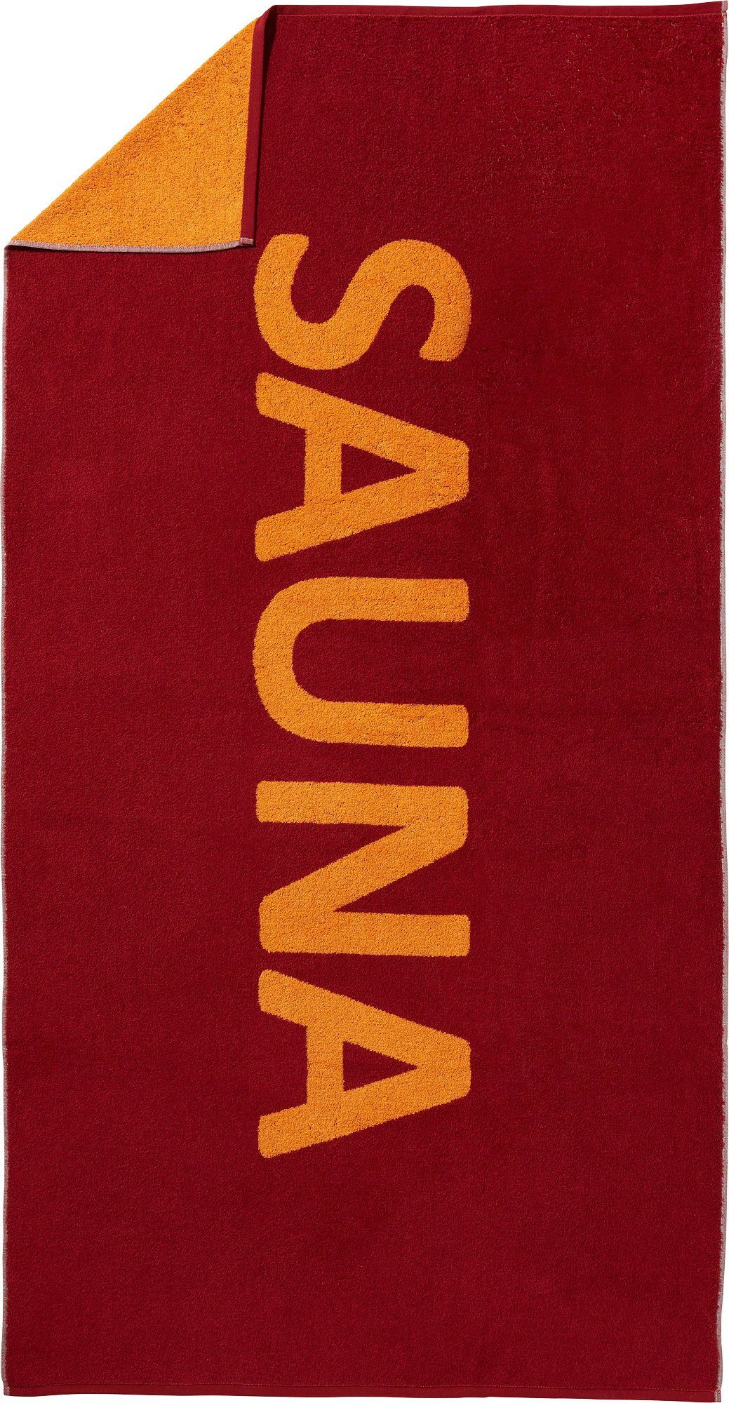 Erwin Müller Saunatuch Saunatuch, Walkfrottier, Walk-Frottier Schriftzug