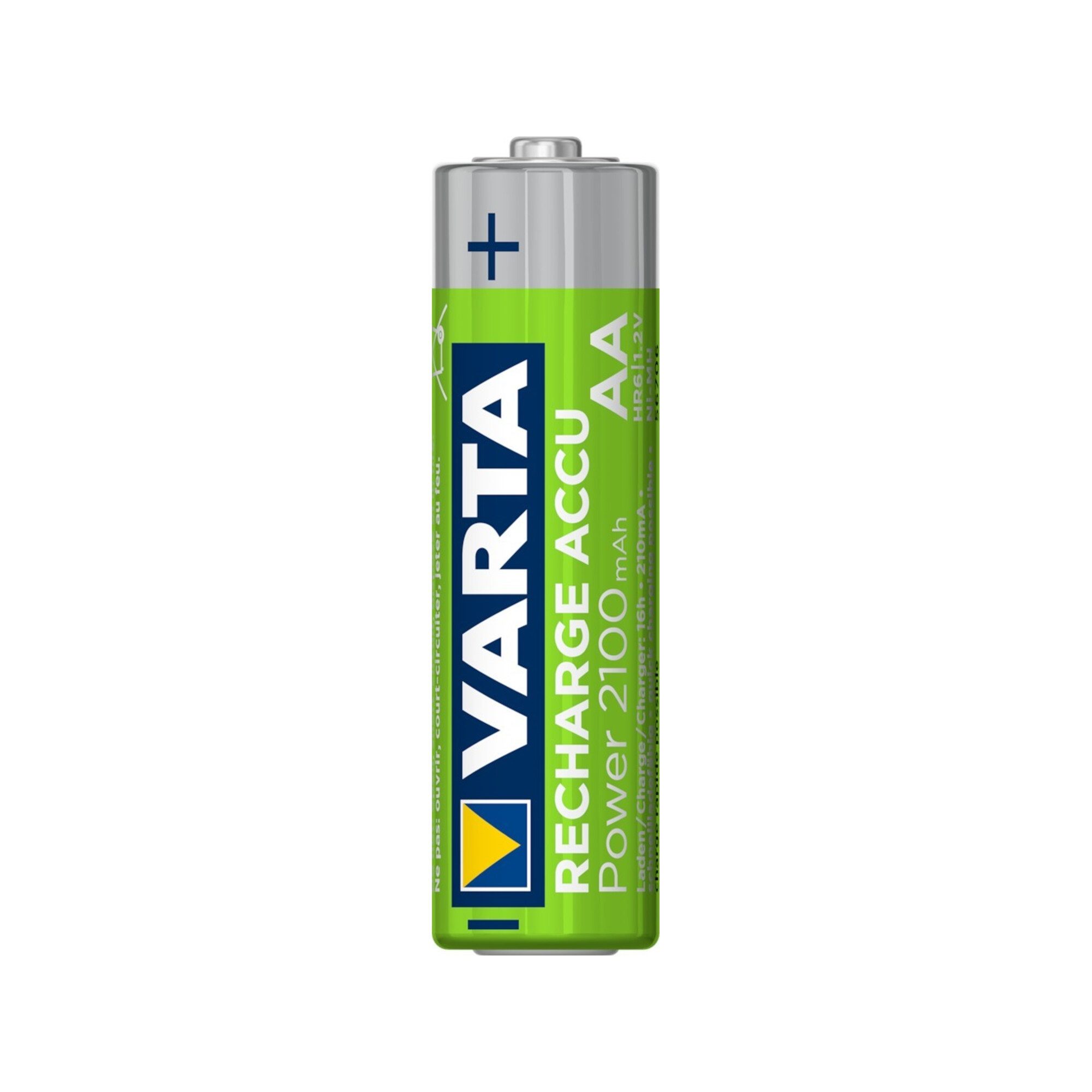 VARTA Varta Akkuzelle 1,2 V 2100 mAh R6-AA-Mignon HR6 2 Akkupacks