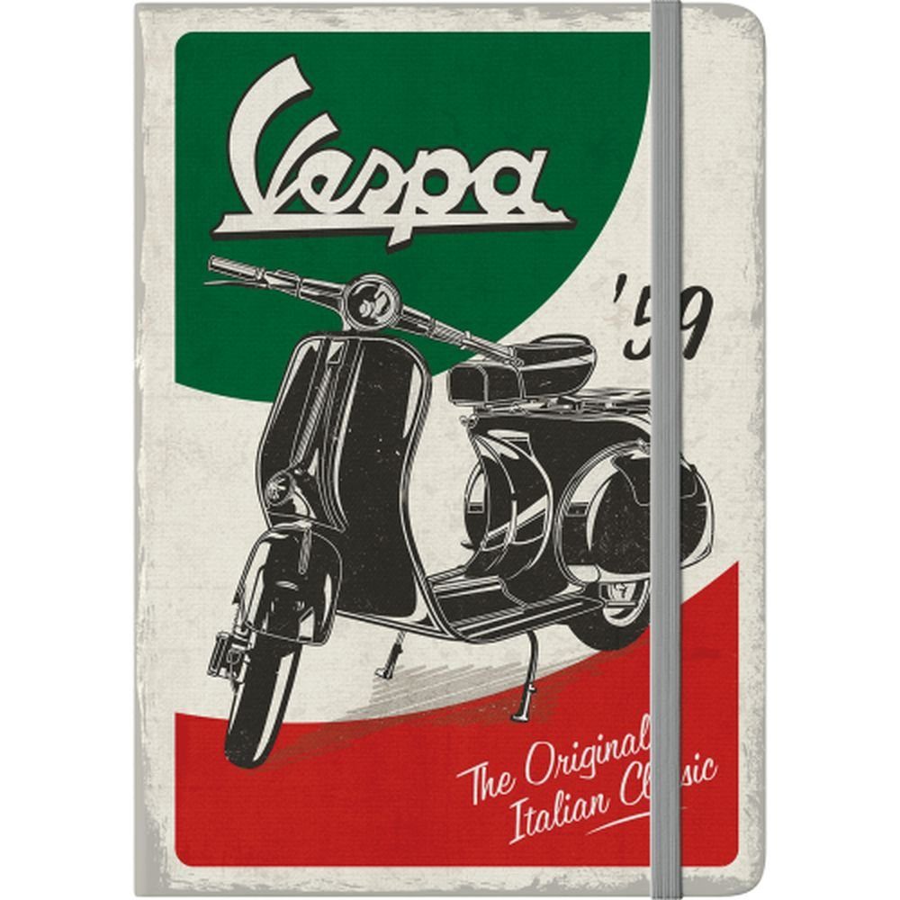 Nostalgic-Art Notizbuch DIN Notizbuch A5 The - Italian Vespa Classic 