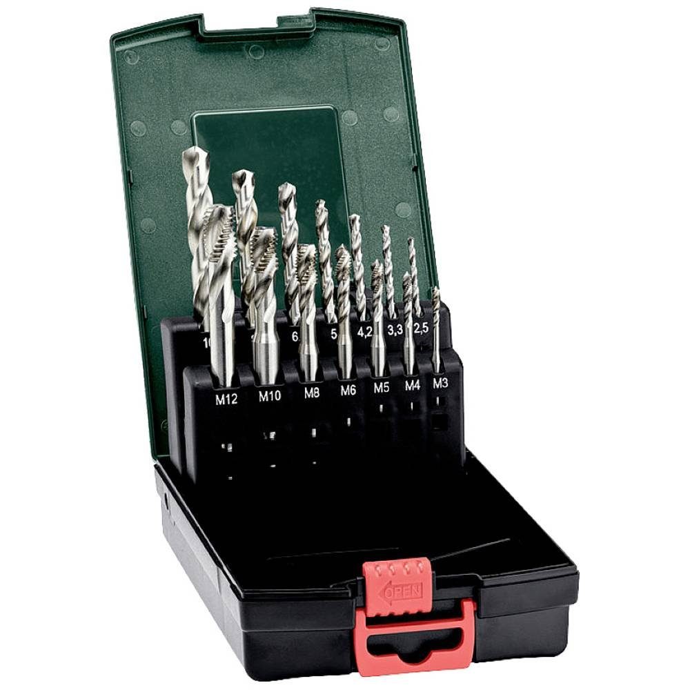 metabo Gewindebohrer Maschinengewindebohrer Set, 14-teilig günstig online kaufen