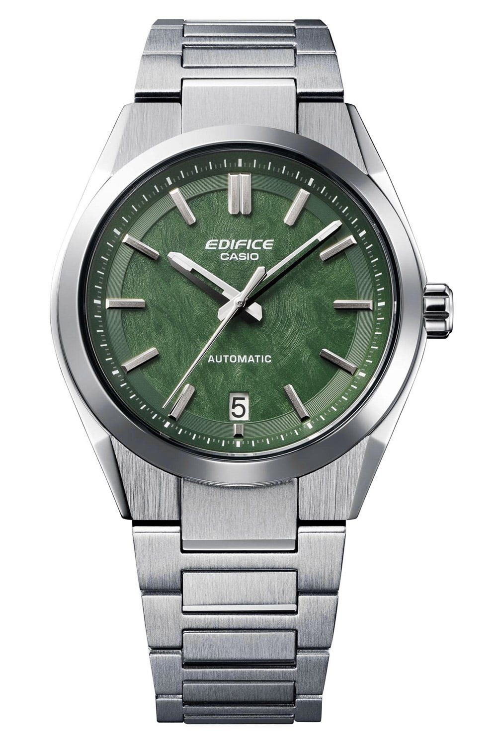 CASIO EDIFICE Automatikuhr Edifice Automatik Stahl/Grün