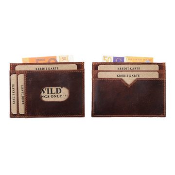 SHG Geldbörse Herren Lederbörse Portemonnaie mit Kette, LKW, Brieftasche mit Münzfach
