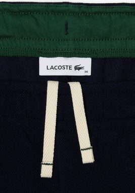 Lacoste Wirkhose mit Markenlabel