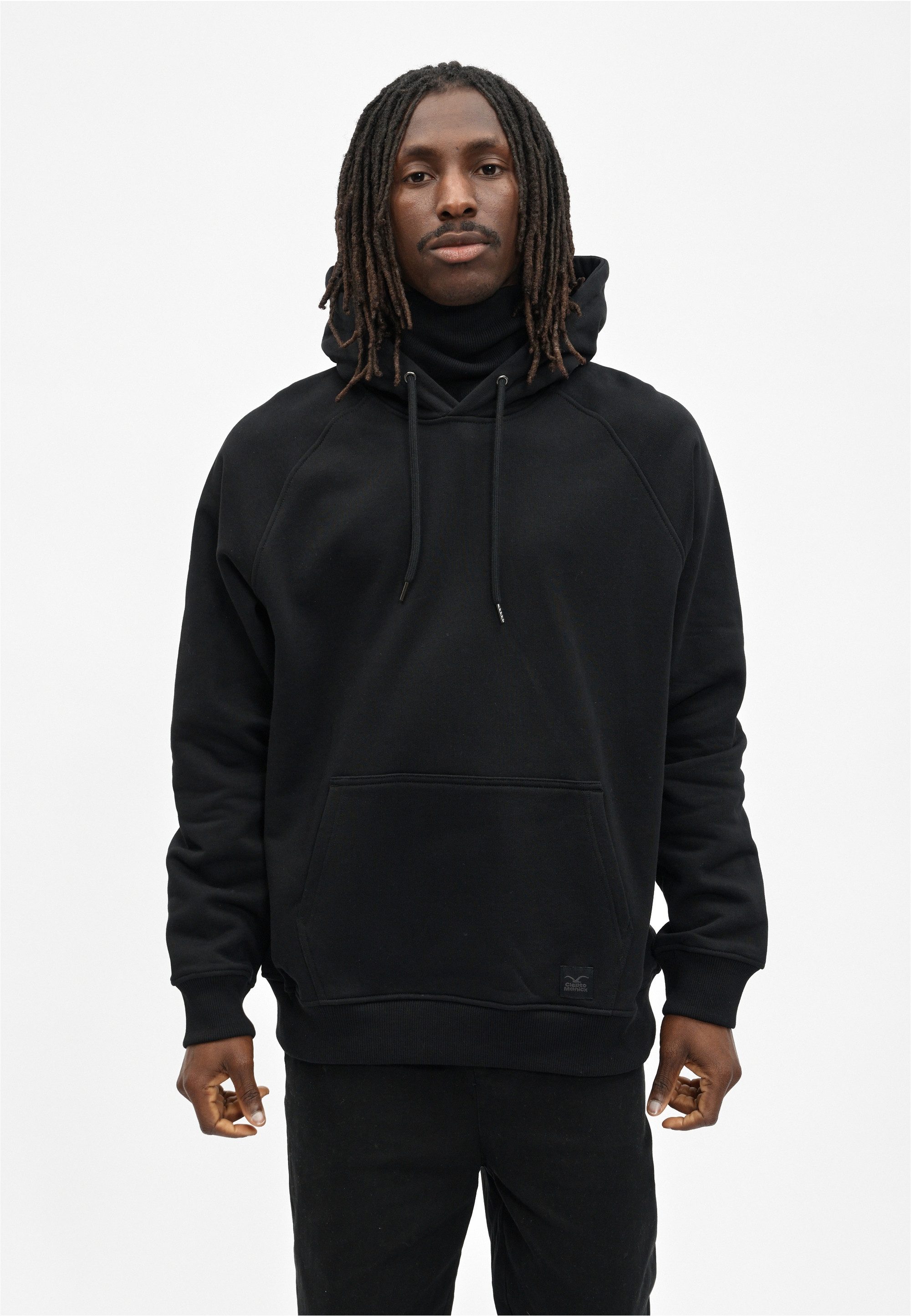 Cleptomanicx Kapuzensweatshirt Mask mit hohem Kragen
