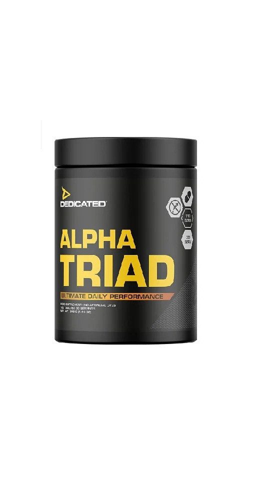 Dedicated Nutrition Alpha Triad - 180 Tabl Tabletten, 350 g, Tabletten