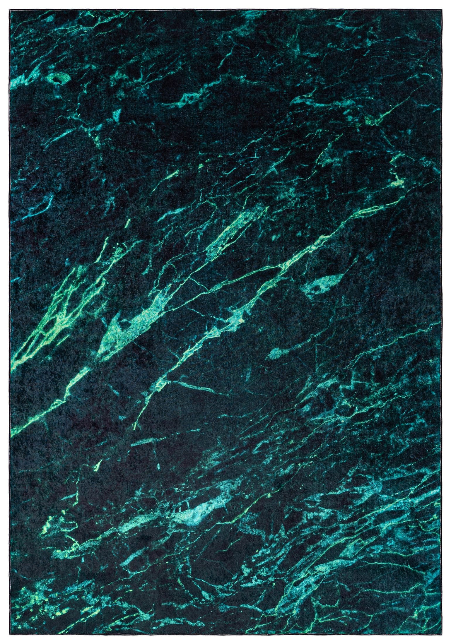 Mazovia Designteppich Modern Teppich für Wohnzimmer, Schlafzimmer, Esszimmer, 80 x 150 cm, Kurflor, Waschbar in Waschmaschine, Höhe 5 mm, Rutschfest