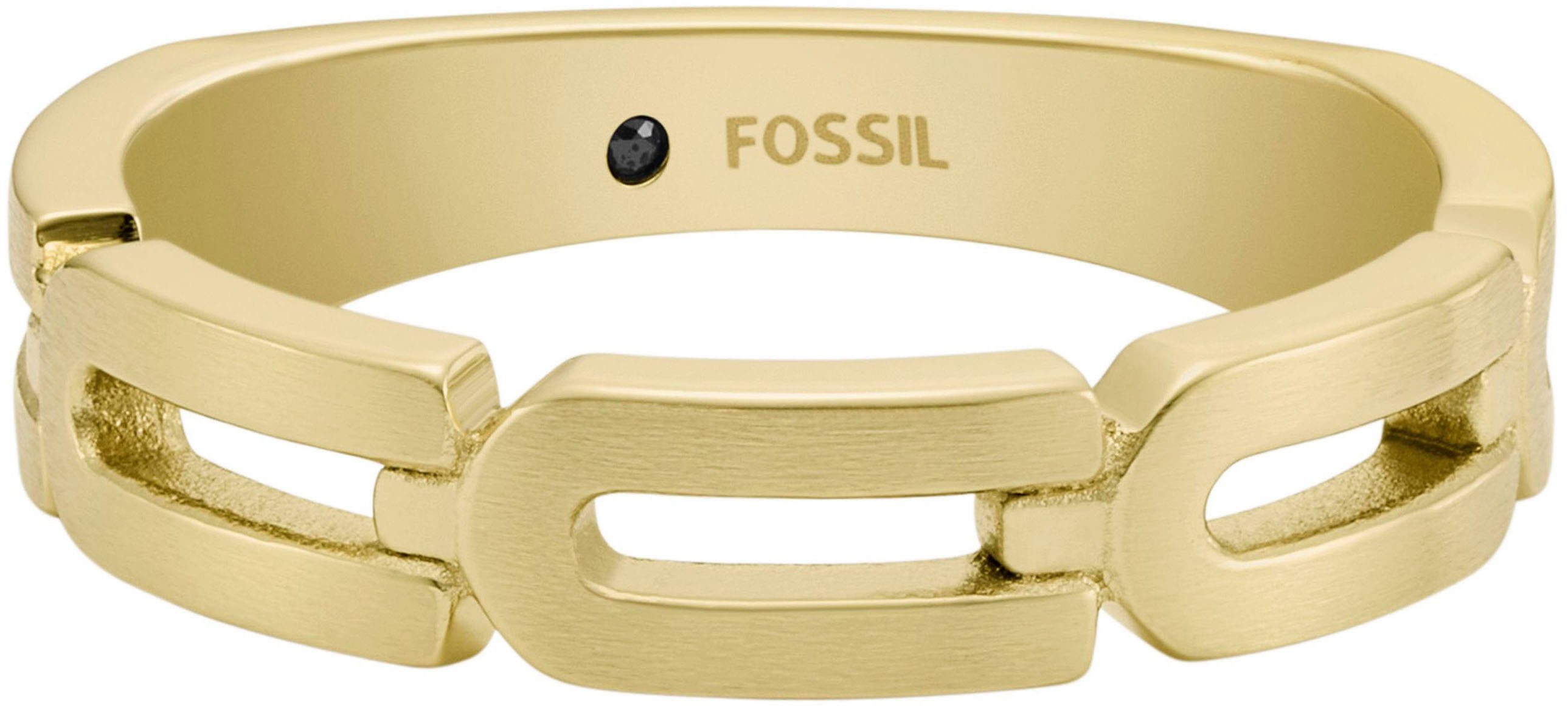 Fossil Fingerring Schmuck Geschenk Edelstahl Ring HERITAGE