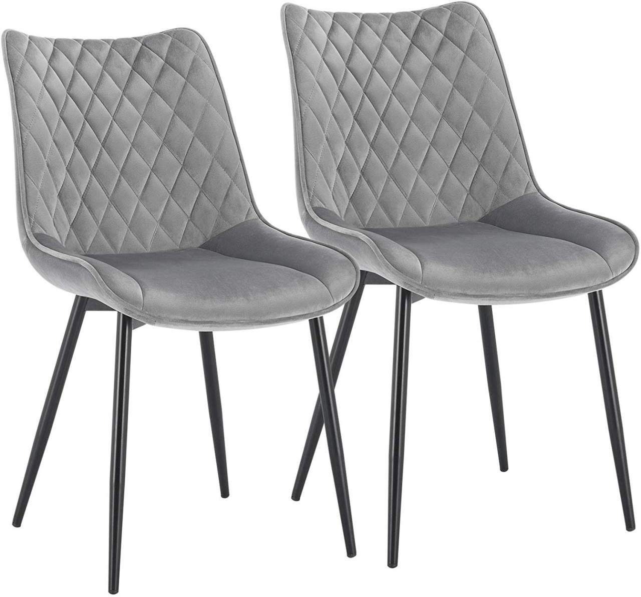 Woltu Esszimmerstuhl (2 St), Polsterstuhl mit Rückenlehne Sitzfläche aus Sa günstig online kaufen