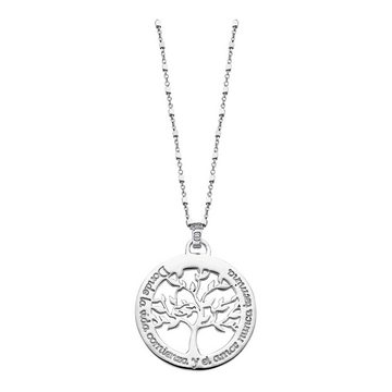 LOTUS SILVER Silberkette Lotus Silver Lebensbaum Halskette (Halskette), Damen Kette Lebensbaum aus 925 Sterling Silber, silber