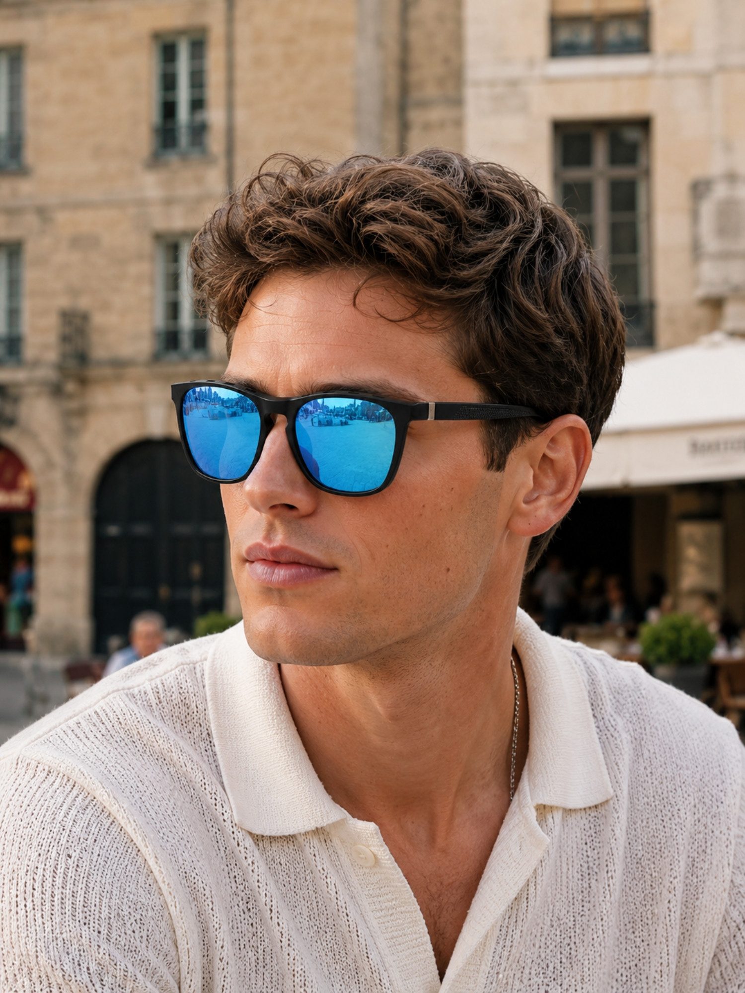 ANTALUX Sonnenbrille Polarisierte Sonnenbrille Herren/Damen, UV 400 Sonnenbrille mit Etui Polarisiert, UV 400