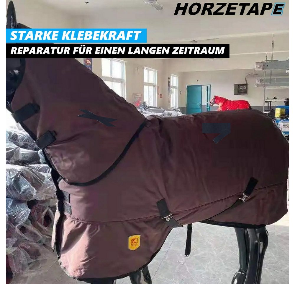 Thumbnail - MAVURA Klebeband HORZETAPE Reparaturband Pferdedecken Pferde Decken-Reparatur-Kit Decken Reparatur Set Deckenreparatur (...
