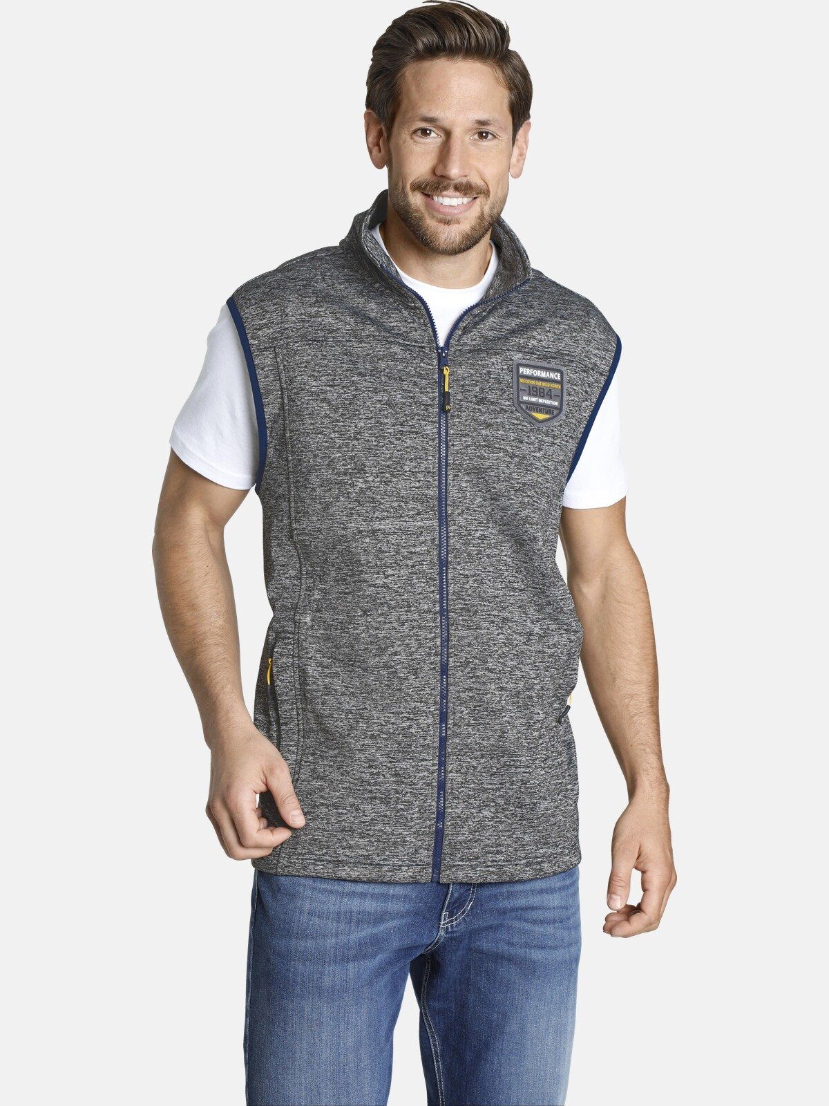 Jan Vanderstorm Funktionsweste MALDEVIN Mit dezenten Kontrasten günstig online kaufen