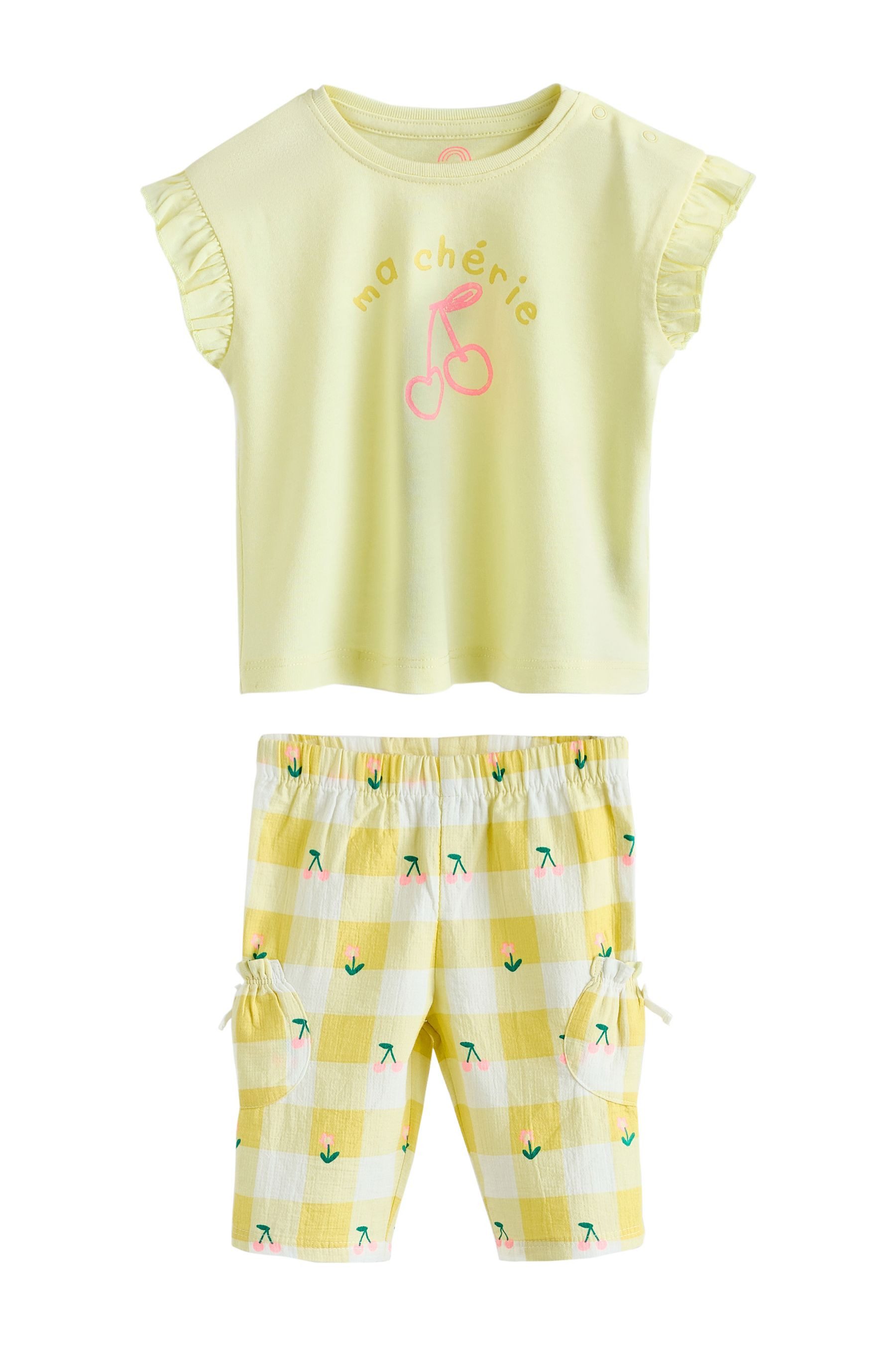 Shirt & Leggings Baby Oberteil und Leggings im 2-teiligen Set