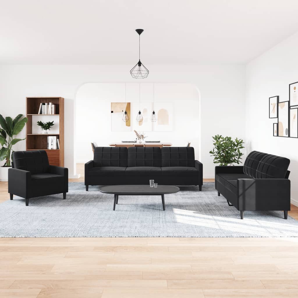 vidaXL Sofa 4-tlg. Sofagarnitur mit Kissen günstig online kaufen