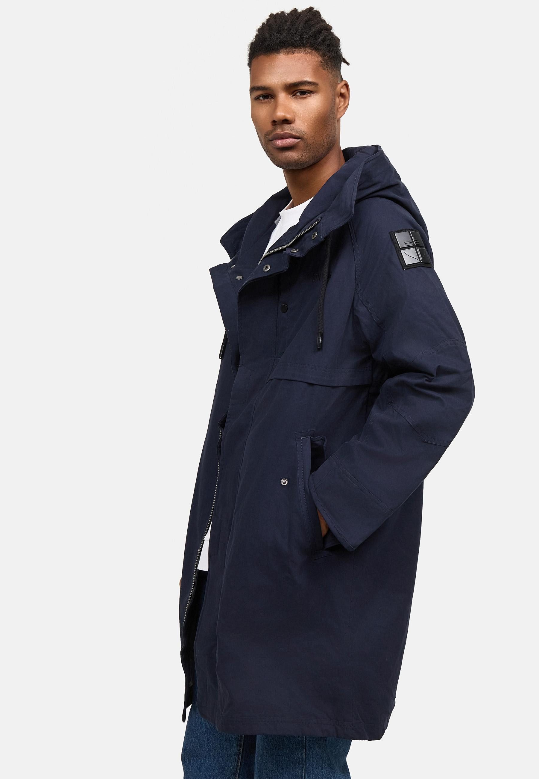 Stone Harbour Kurzmantel Yaroon Cooler Herren Übergangsmantel mit großer Kapuze