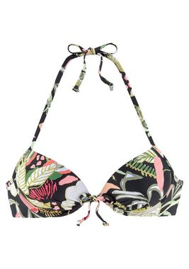 s.Oliver Push-Up-Bikini-Top Herbst, im floralen Design