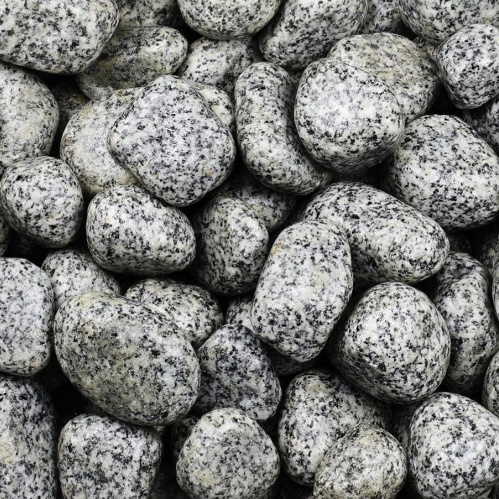 GarPet Dekokies Kieselsteine Garten Zierkies 25Kg Gletscherkies Saunastein Dekostein