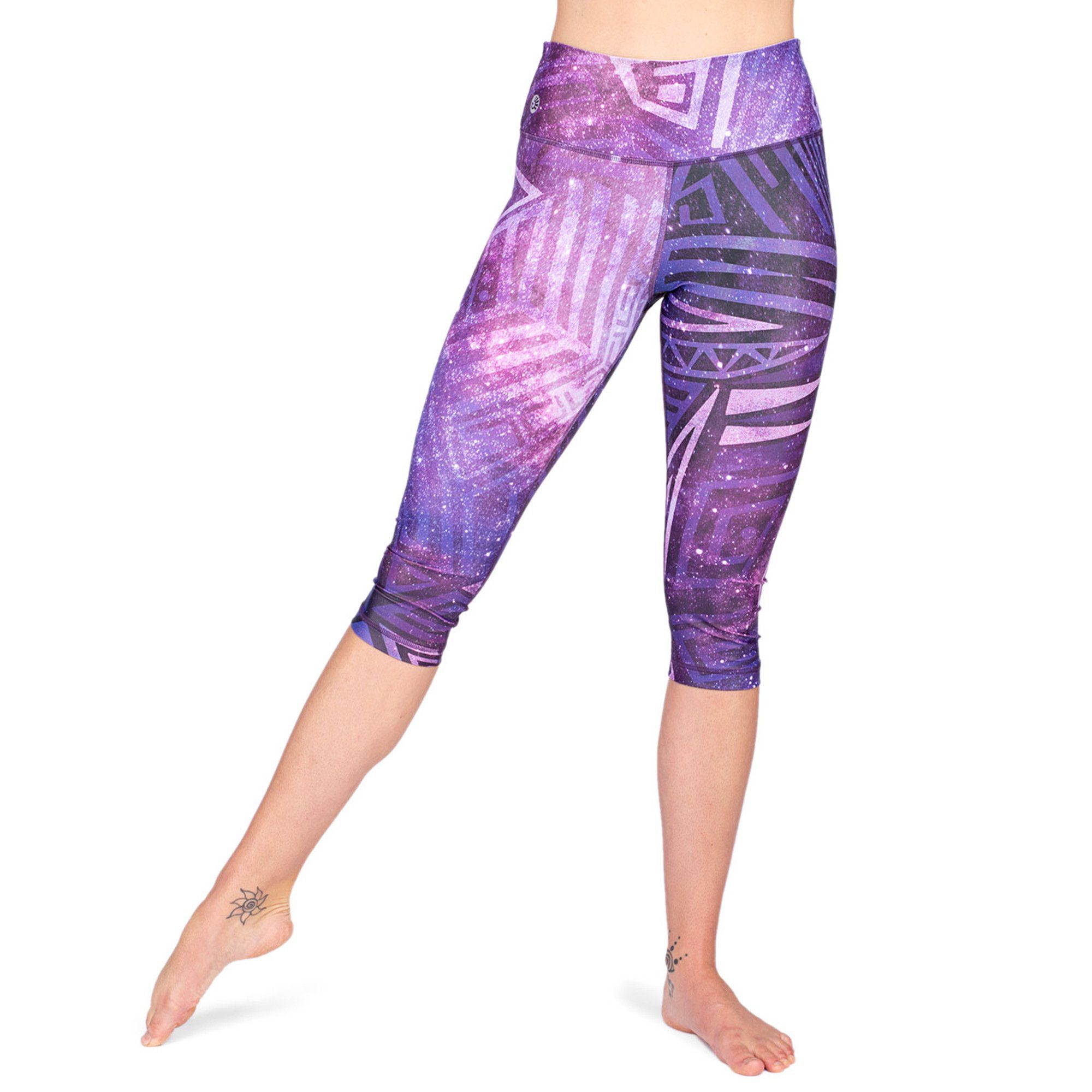 Yogashorts Stardust (1-tlg) Tribe Yoga Pants Capri Niyama