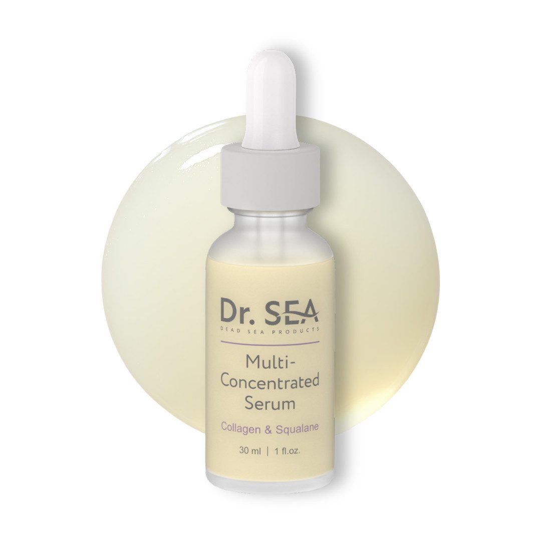 DR. SEA Gesichtsserum Multikonzentrat Serum Kollagen Squalan, Mit Niacinamid, Hyaluron und Panthenol als Feuchtigkeitstrio