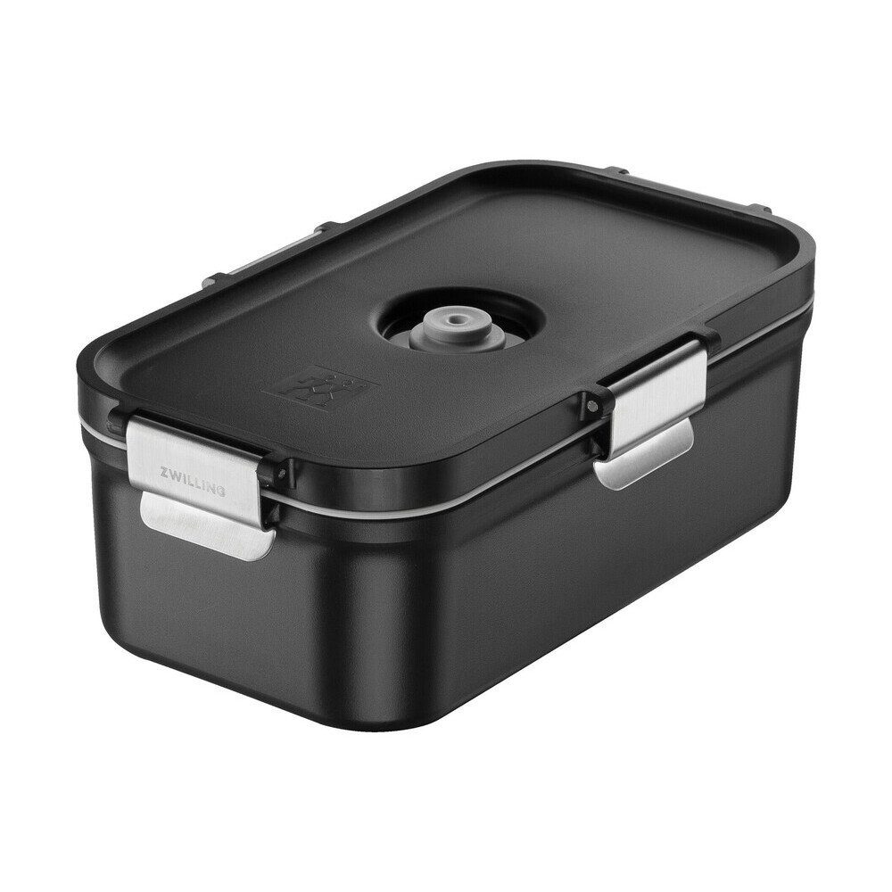 Zwilling Elektrische Lunchbox Vakuum-Lunchbox to go 16-tlg. Fresh & Save schwarz, Kunststoff, Silikon, 18/10 Edelstahl
