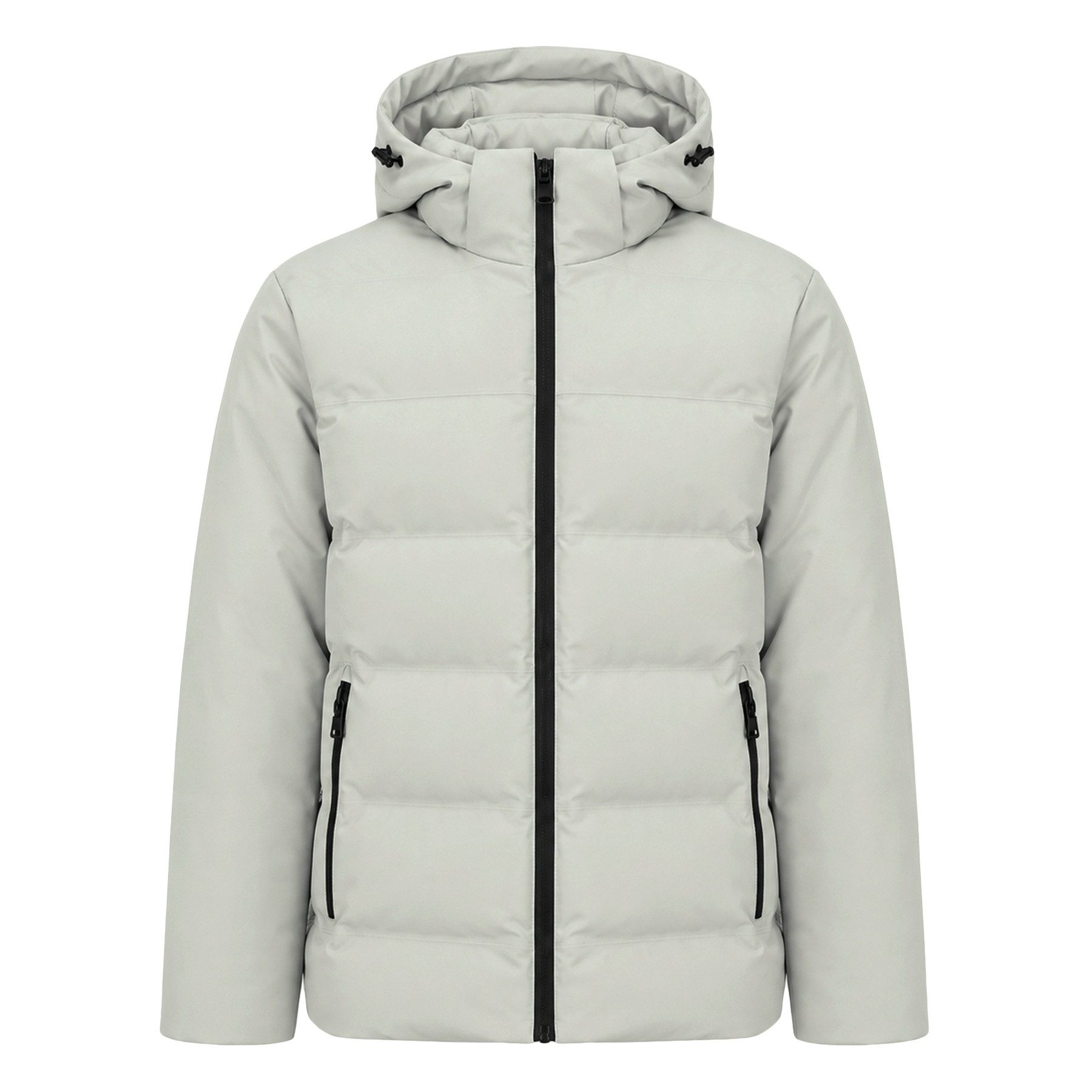 Allthemen Steppjacke Herren Steppjacke Regular Fit mit Kapuze Wattiert Winddicht mit abnehmbarer Kapuze Wattierte Winterjacke