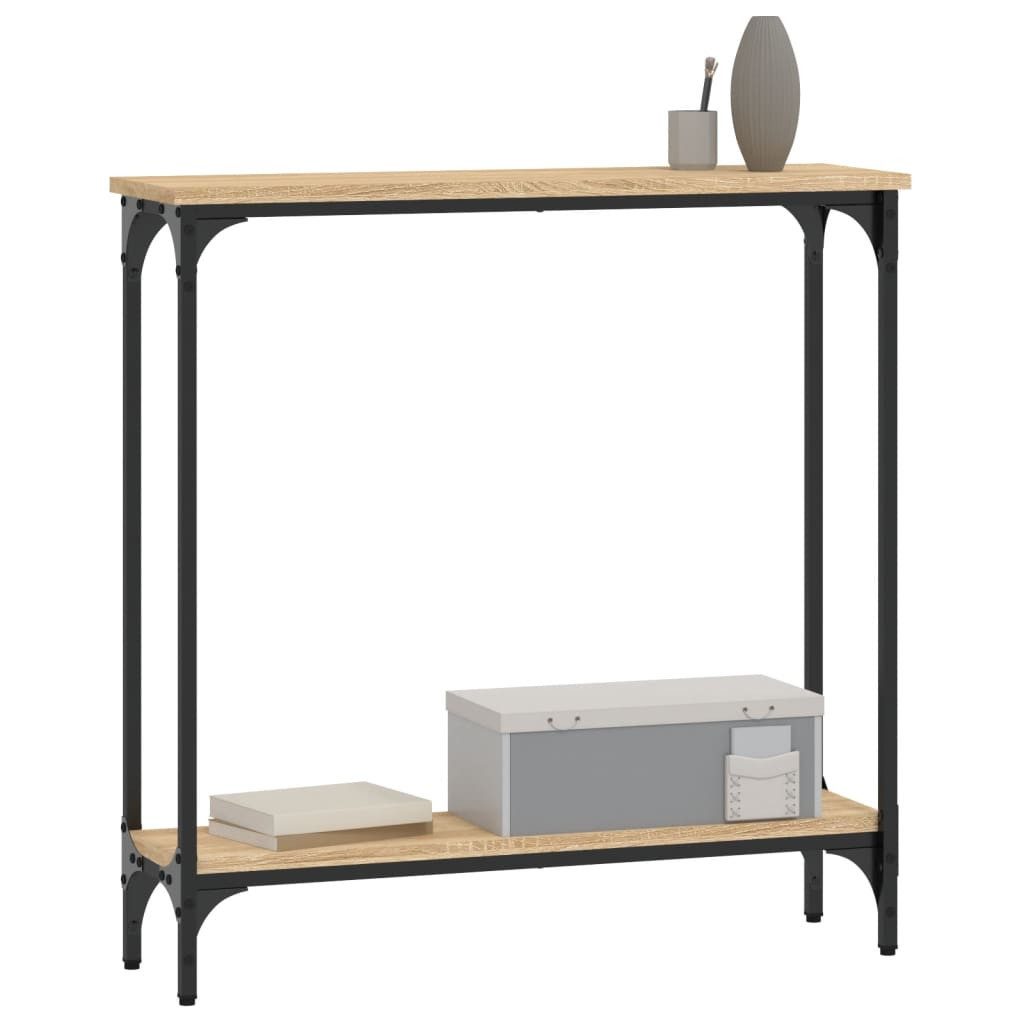 vidaXL Beistelltisch Konsolentisch Sonoma-Eiche 75x22,5x75 cm günstig online kaufen
