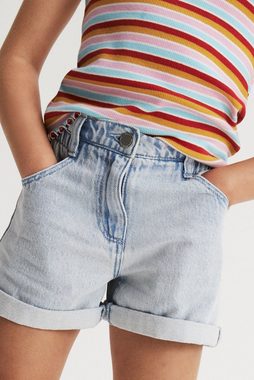 Next Jeansshorts Denim-Shorts mit elastischem Bund (1-tlg)