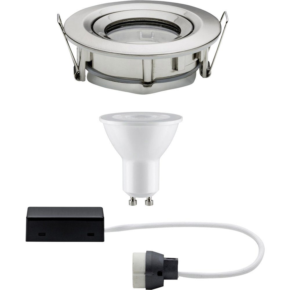 Paulmann Einbauleuchte Paulmann Nova Bad-Einbauleuchte LED GU10 7 W IP65 Eisen (gebürstet)
